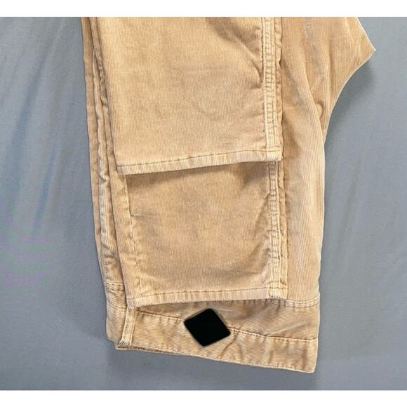Quiksilver Straight Tapered Fit Jean Style Corduroy Pants, Cords. Beige, 38X31.5 - Picture 4 of 8